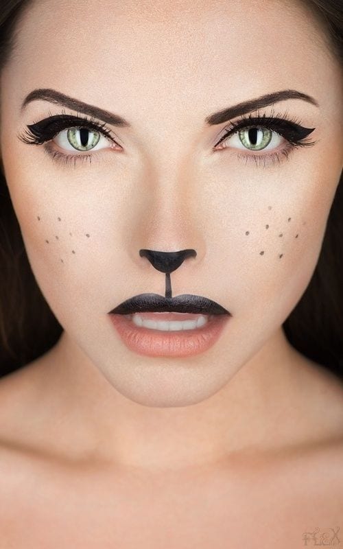 "Meow or Never" Halloween Makeup Look
