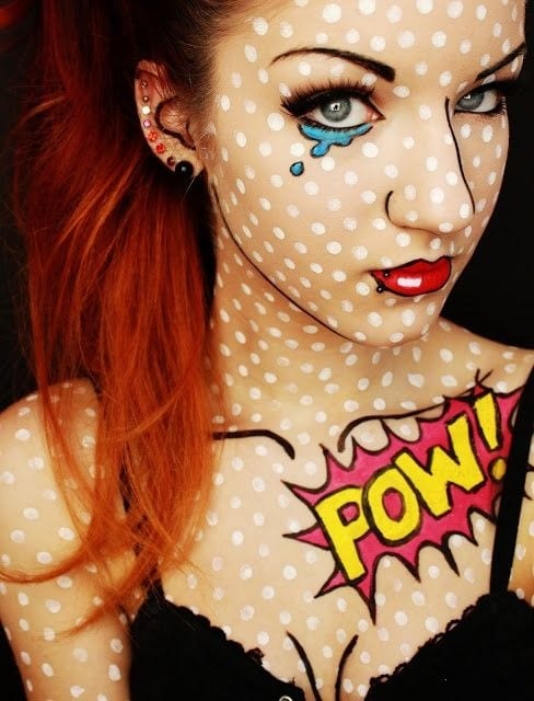"Pop Star" Halloween Makeup Look