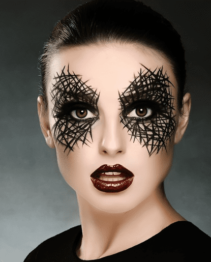 "Walk The Line" Halloween Makeup Look