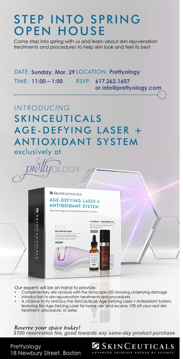 SkinCeuticals age-defying laser event details