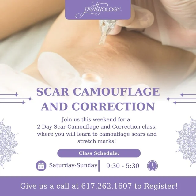 ✨🔔 CLASS ALERT 🔔✨

We have just added a Scar Camouflage and Correction class this weekend, with one spot left available! 
Use the link in our bio for Cherry Financing ✨

#pmu #pmuacademy #scarcorrection #stretchmarks #stretchmarkcamouflage #scarcamouflage #prettyology #mills58